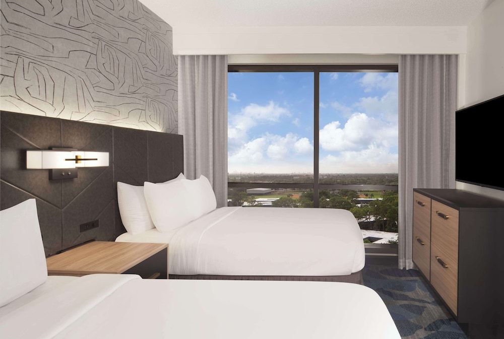 Suite, 2 Double Beds, Accessible, Bathtub