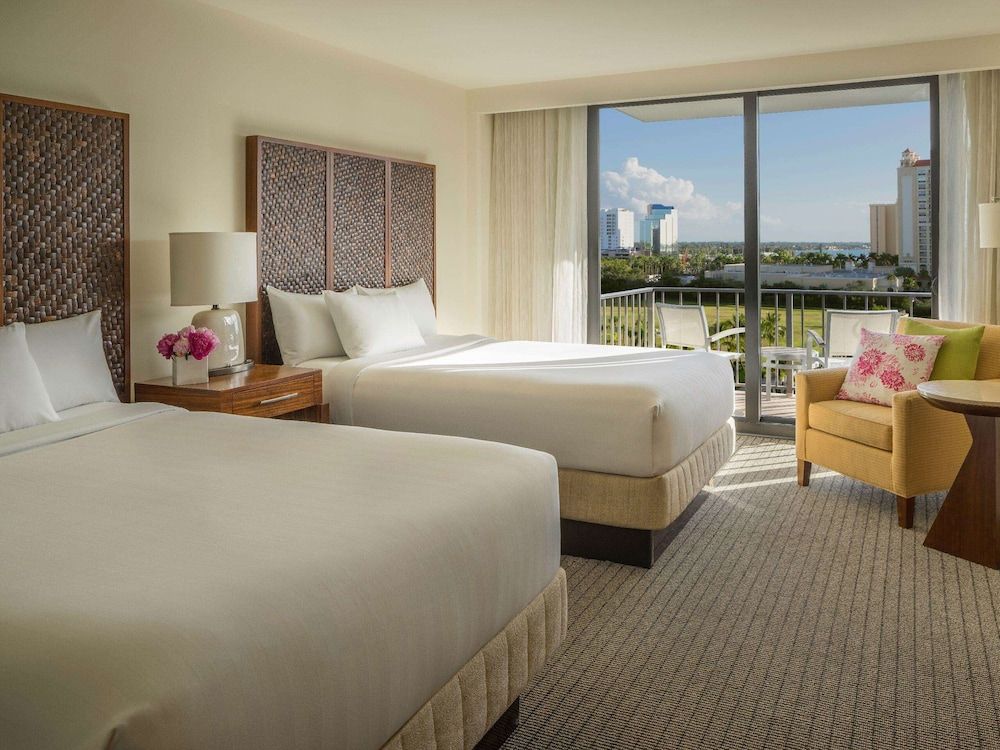 Room, 2 Double Beds, Balcony (High Floor)
