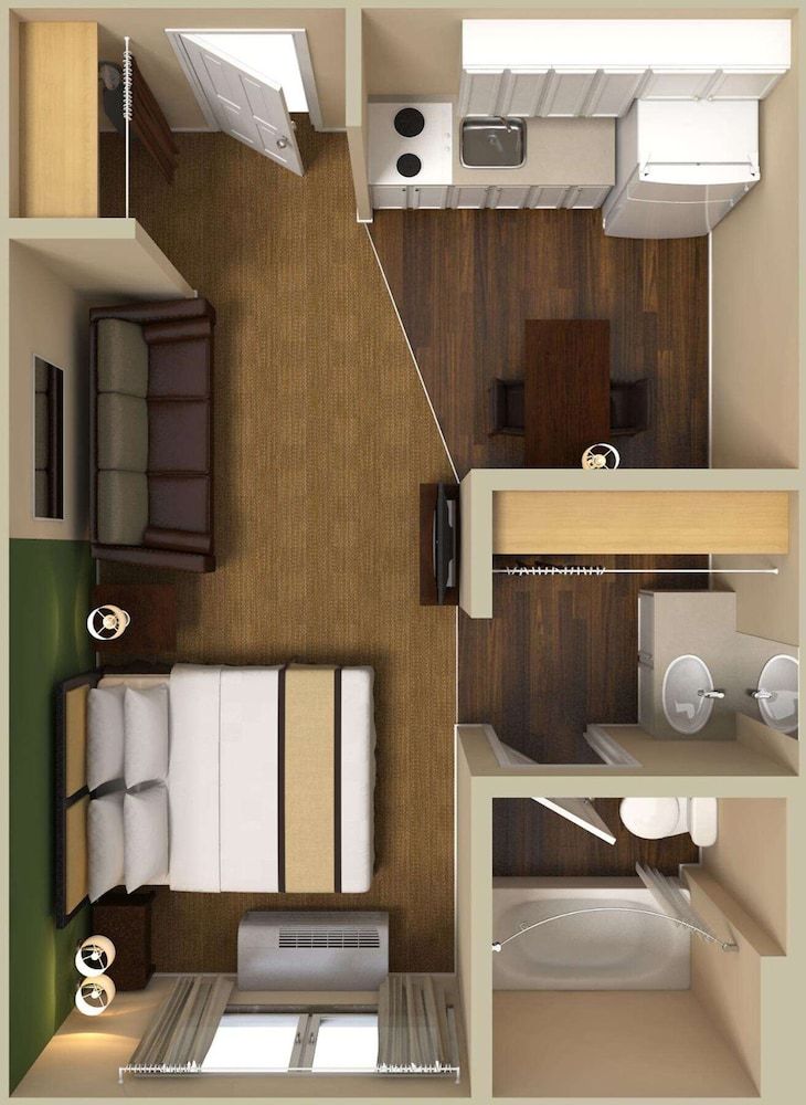 Extended Stay America Suites Atlanta Alpharetta Northpoint W Deluxe Studio, 1 Queen Bed with Sofa bed, Non Smoking 4