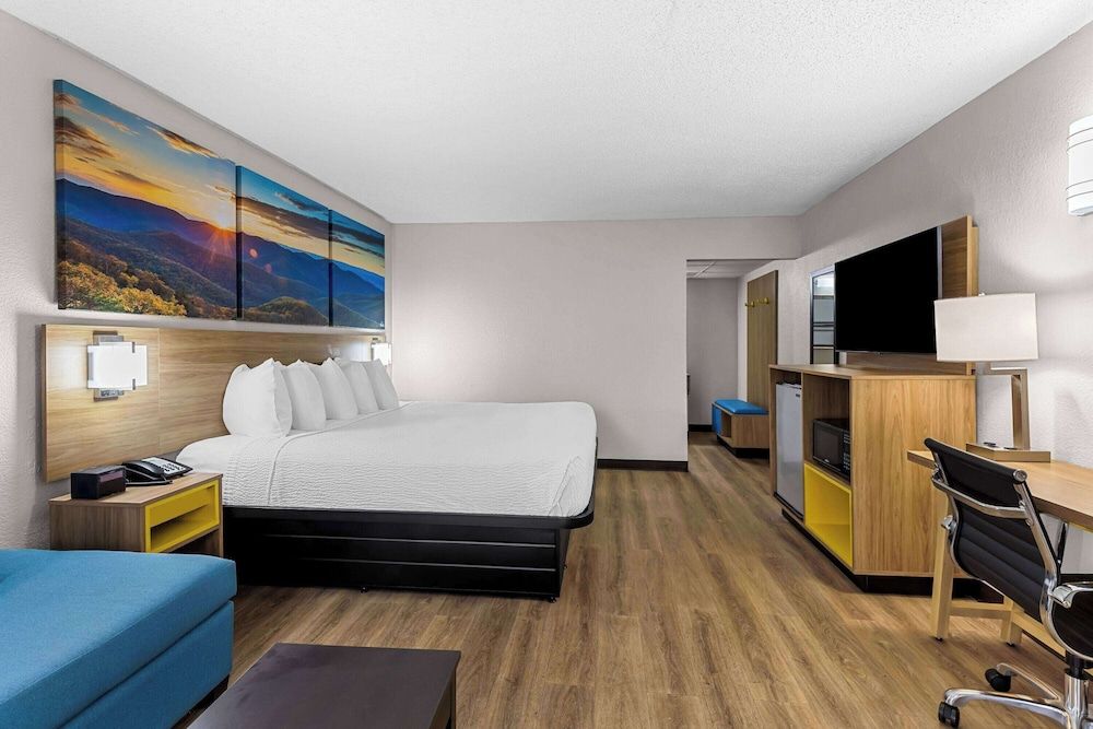 Room, 1 King Bed, Smoking, Refrigerator & Microwave
