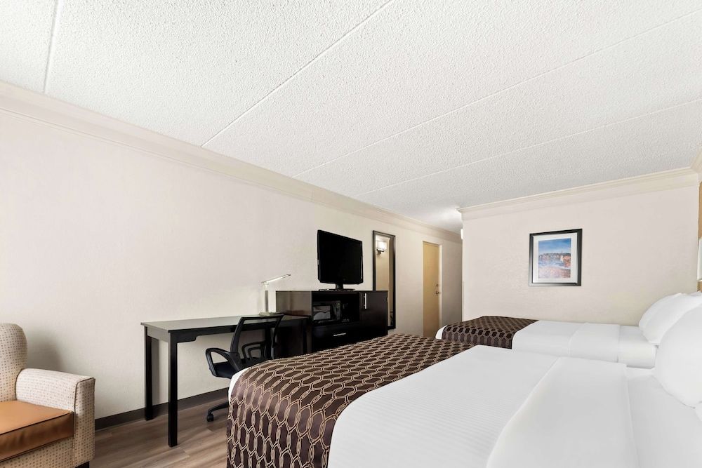 Standard Room, 2 Queen Beds, Non Smoking, Refrigerator & Microwave