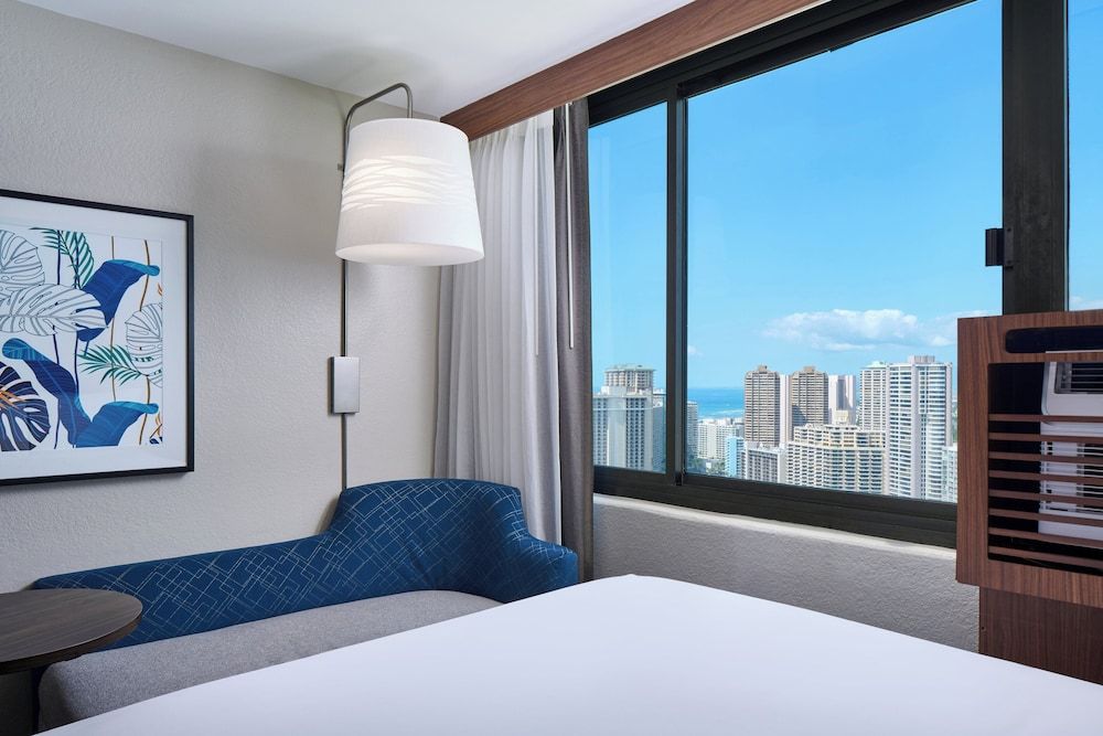 Standard Room, 2 Queen Beds, Partial Ocean View