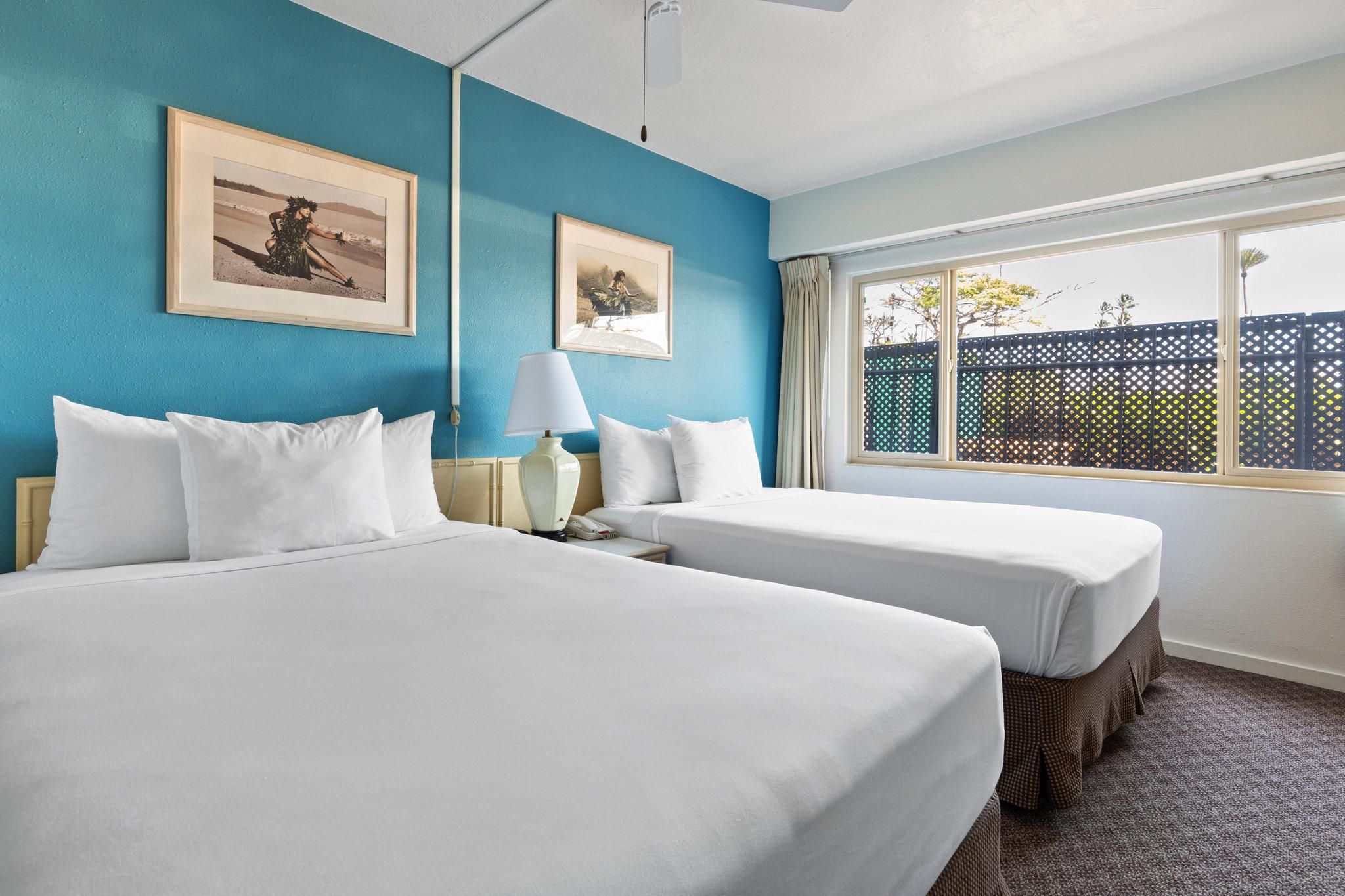 Maui Seaside Hotel Standard Two Doubles