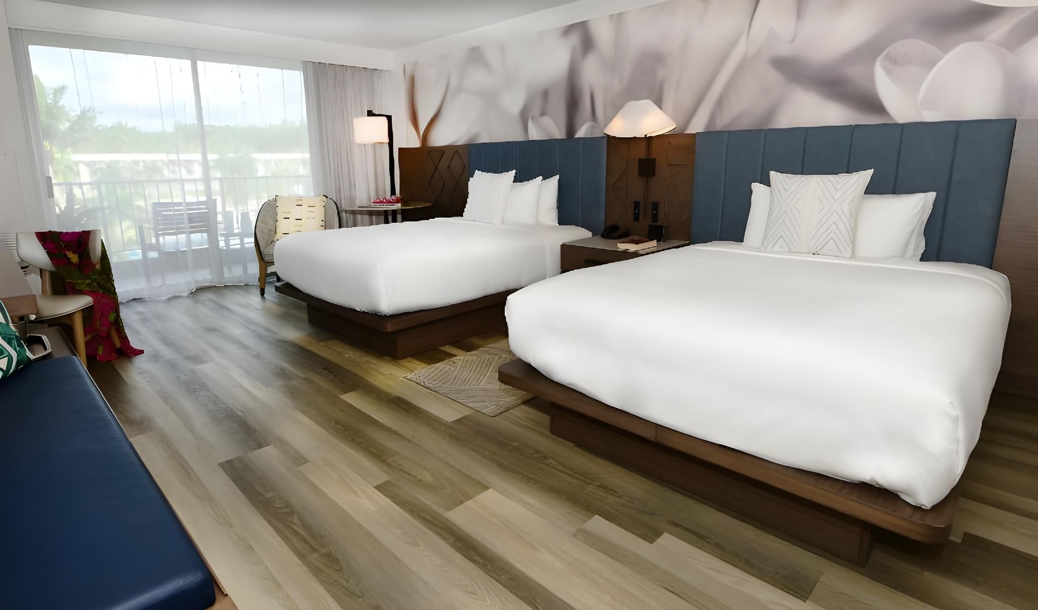 Deluxe Two Queens - Ground Floor Lanai