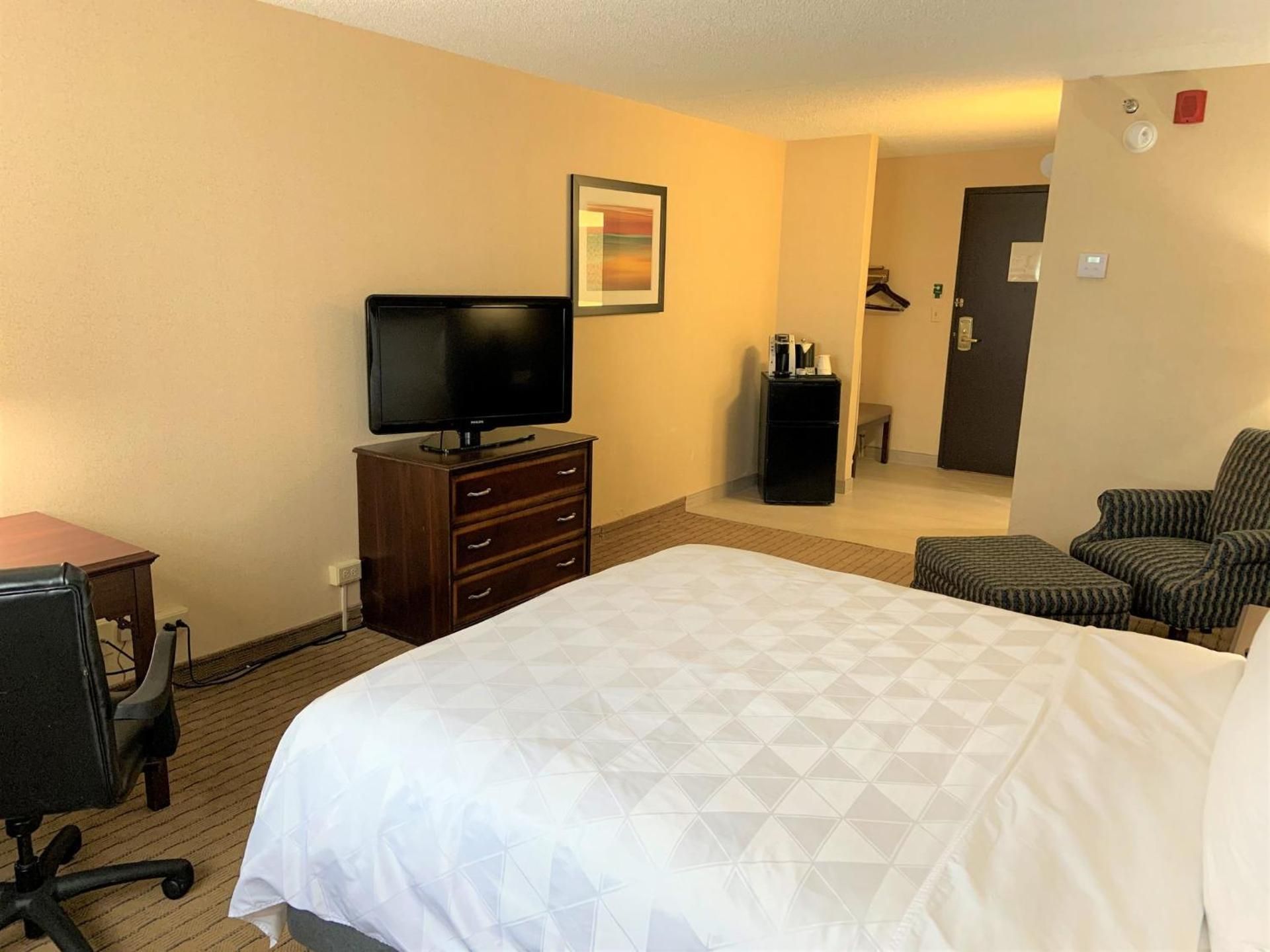 1 King Suite Mobility Accessible Roll Shower