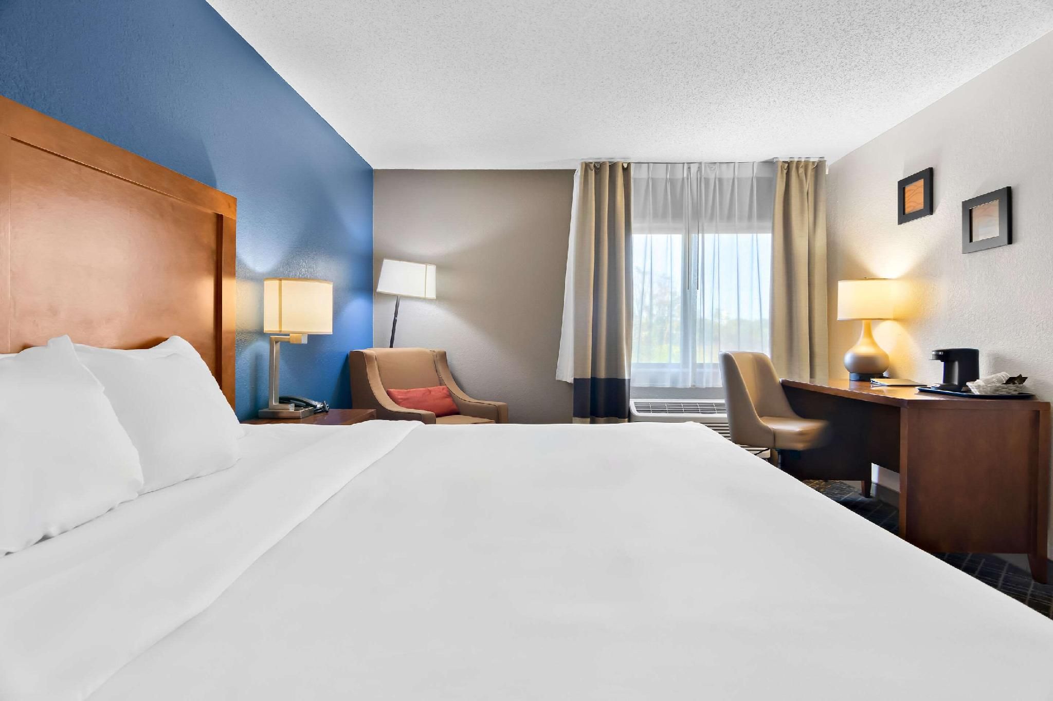1 King Bed, No Smoking
