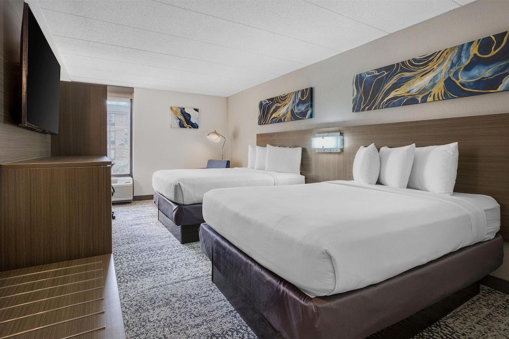Standard Room, 2 Double Beds, Non Smoking, Refrigerator