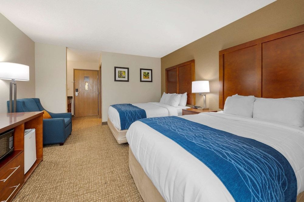 Double Room, 2 Double Beds, Non Smoking