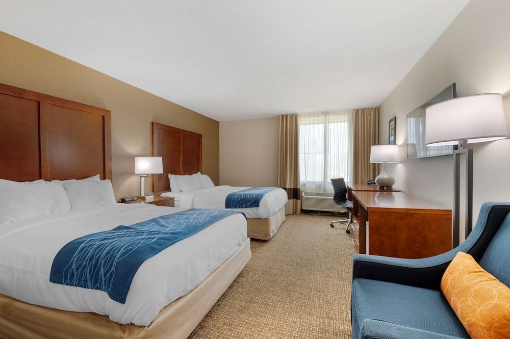Double Room, 2 Double Beds, Non Smoking