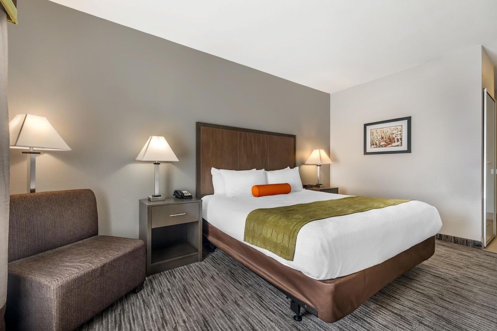 Standard Room, 1 King Bed, Non Smoking, Refrigerator & Microwave