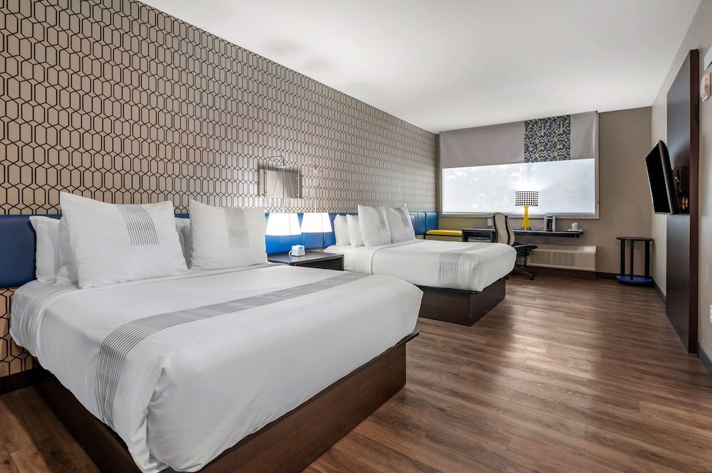 Standard Room, 2 Queen Beds, Accessible, Non Smoking (Walk-in Shower)