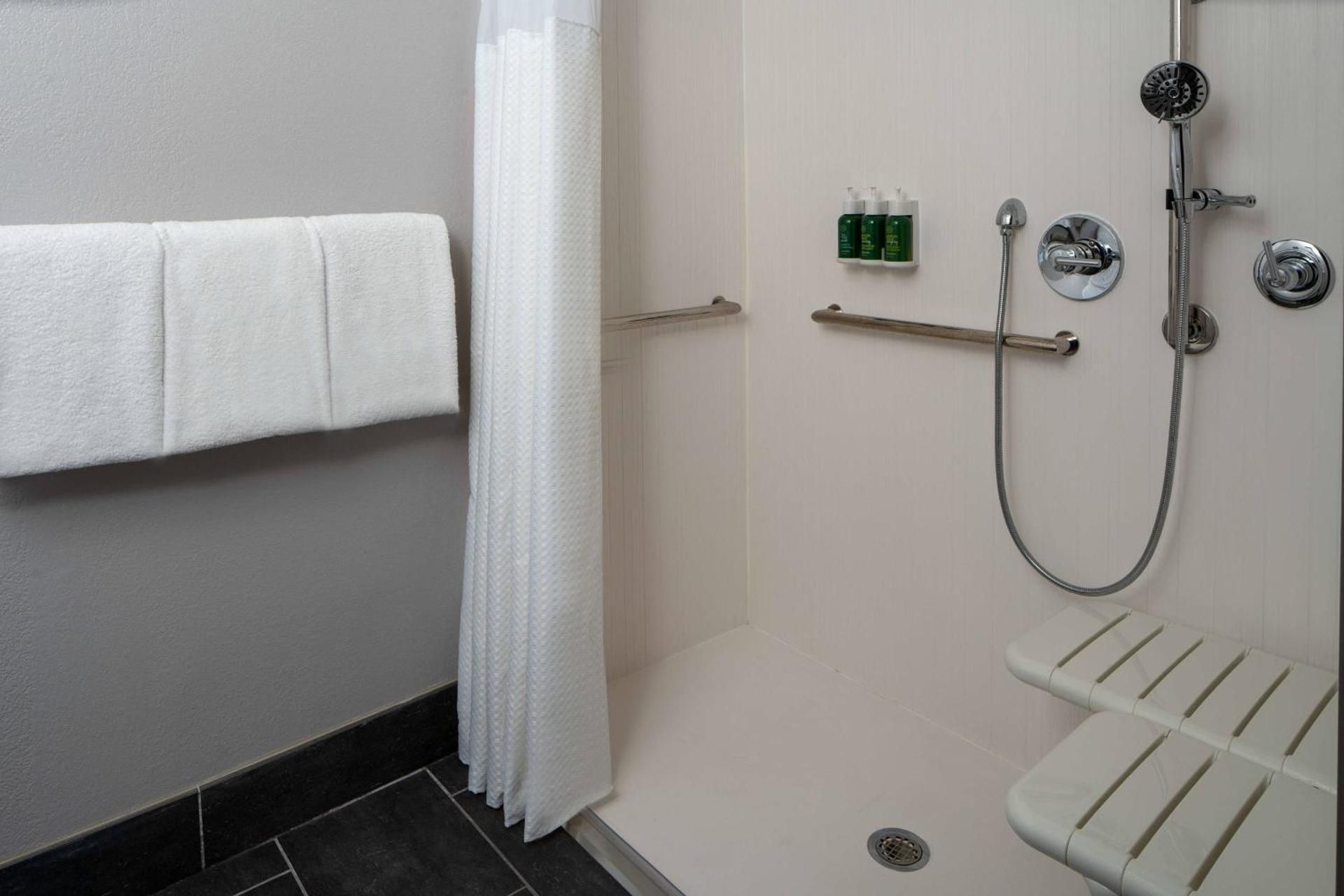 King Room with Sofa Bed and Roll-in Shower - Mobility Accessible