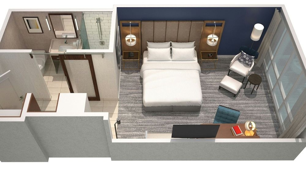 Boston Marriott Long Wharf Room, 1 King Bed, City View 4