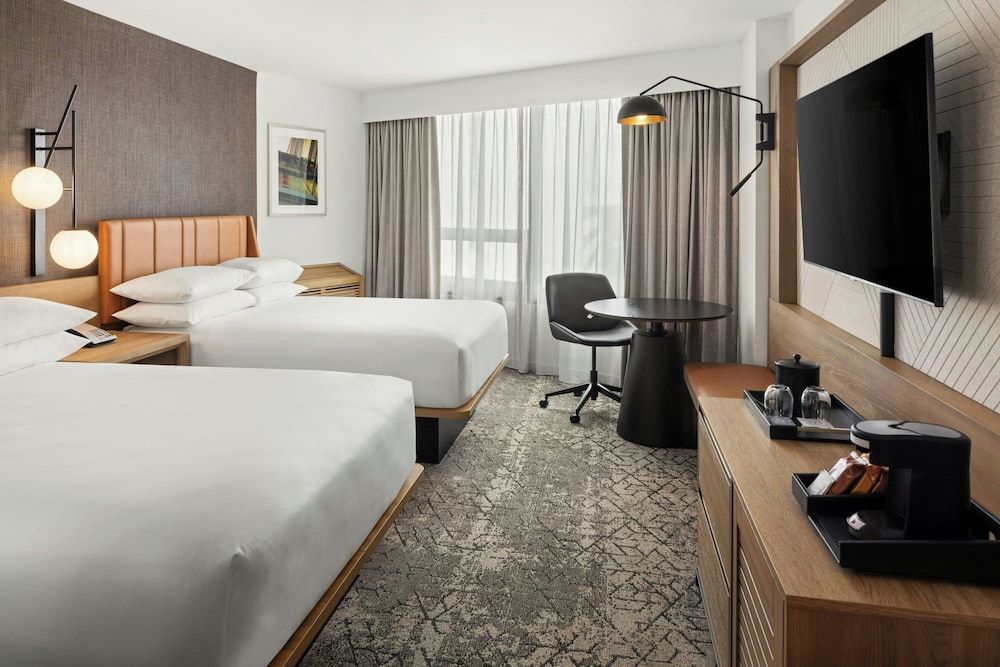 Room, 2 Double Beds (Mobility/Hearing Access, Roll-in Shwr)