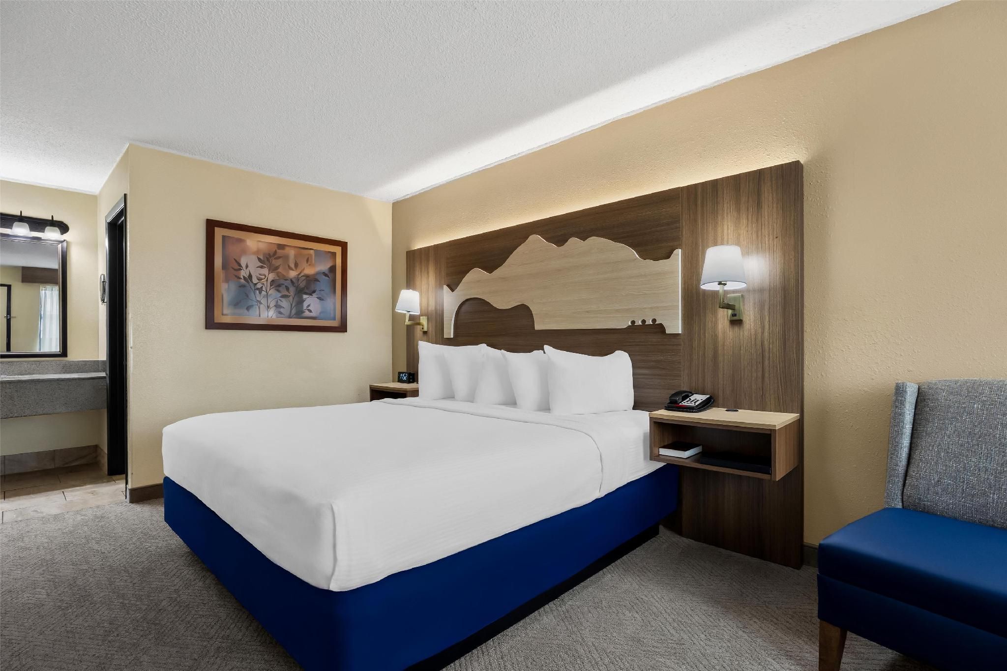 Suite-1 King Bed, Non-Smoking, Sofa, Jetted Tub, Oversized Room, Full Breakfast