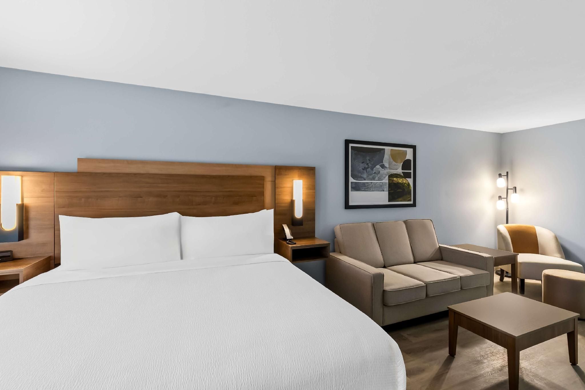 1 King Bed, Nonsmoking, Larger Room, Executive Room, Sofabed, Chair With Ottoman