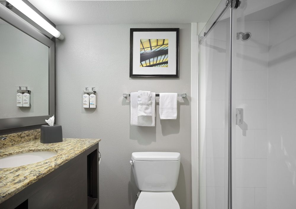 Standard Room, 2 Double Beds, Roll-in Shower (Mobility, Roll-In Shower)