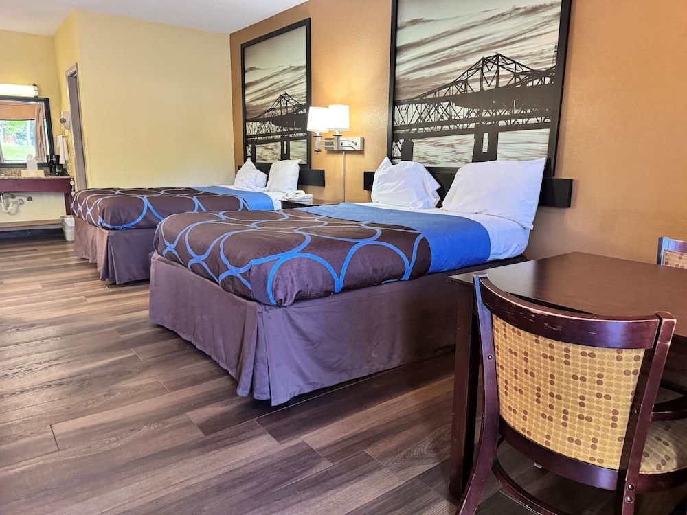 Double Room, 2 Double Beds, Smoking