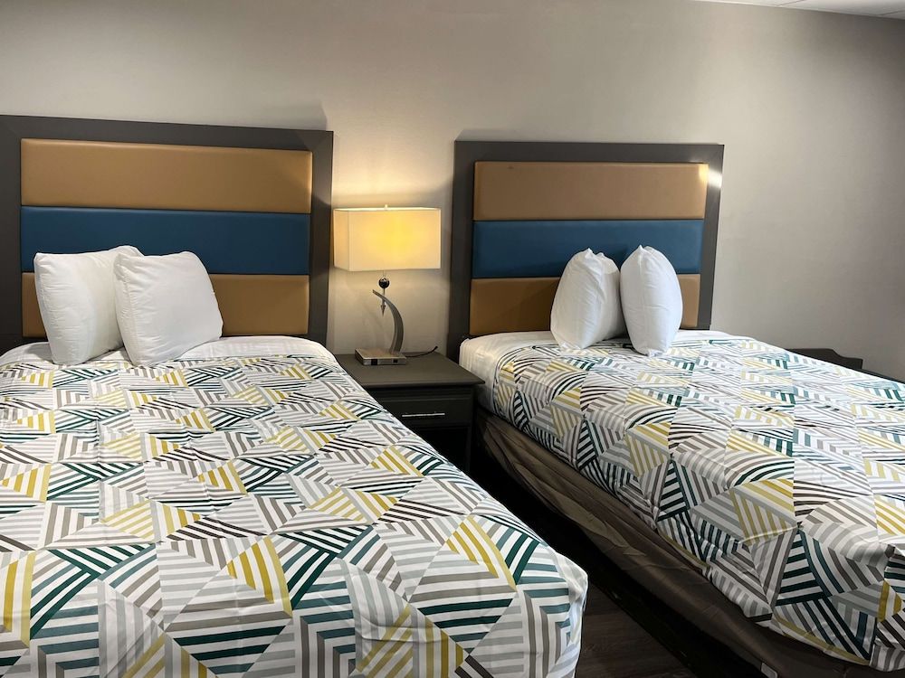 Deluxe Room, 2 Double Beds, Non Smoking, Refrigerator & Microwave