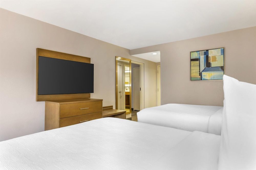 Room, 2 Queen Beds, Non Smoking, Refrigerator & Microwave (with Sofabed)