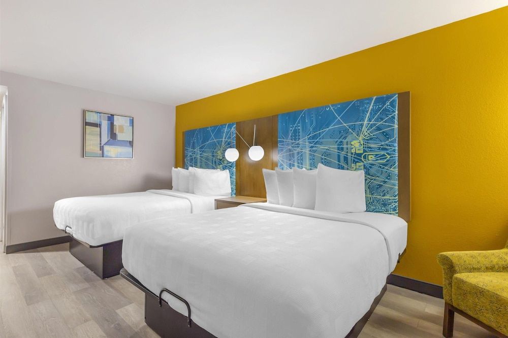 Room, 2 Queen Beds, Non Smoking, Refrigerator & Microwave (with Sofabed)