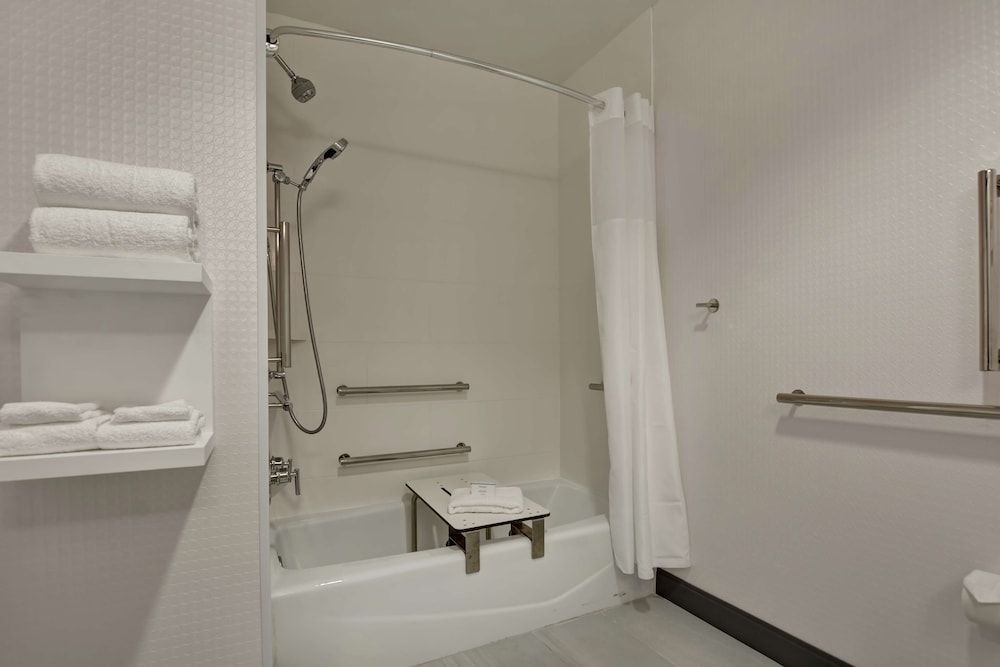 One King Bed Accessible With Bathtub