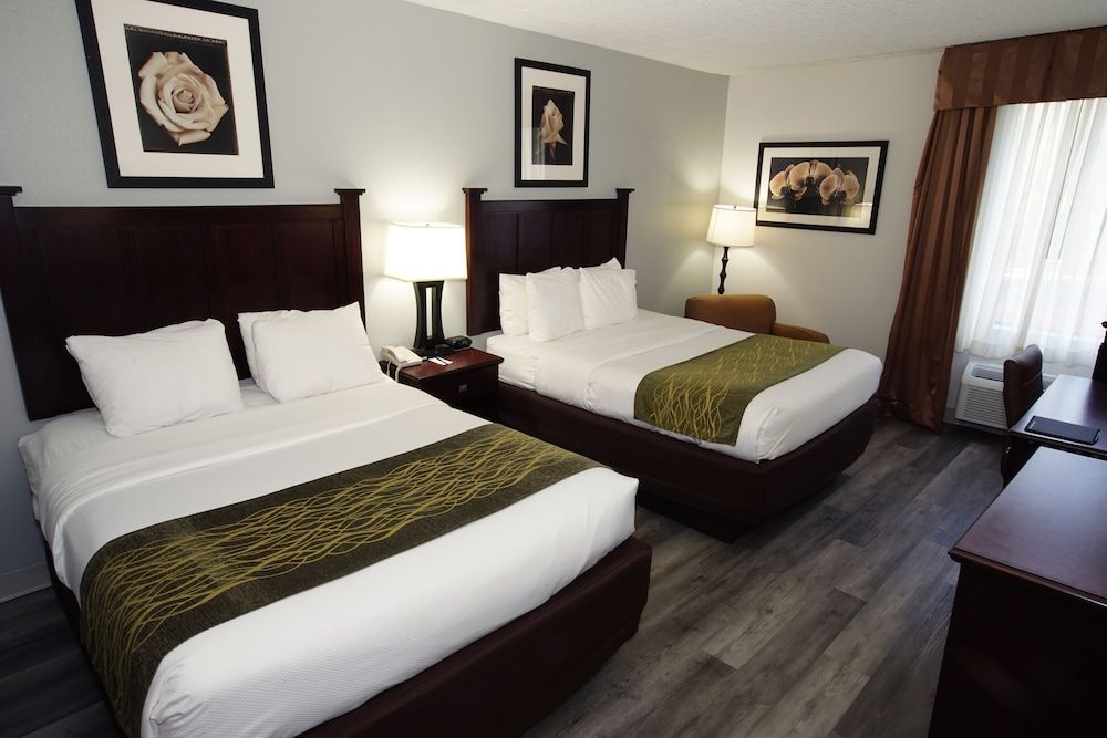 Standard Room, 2 Queen Beds, Non Smoking, Refrigerator & Microwave