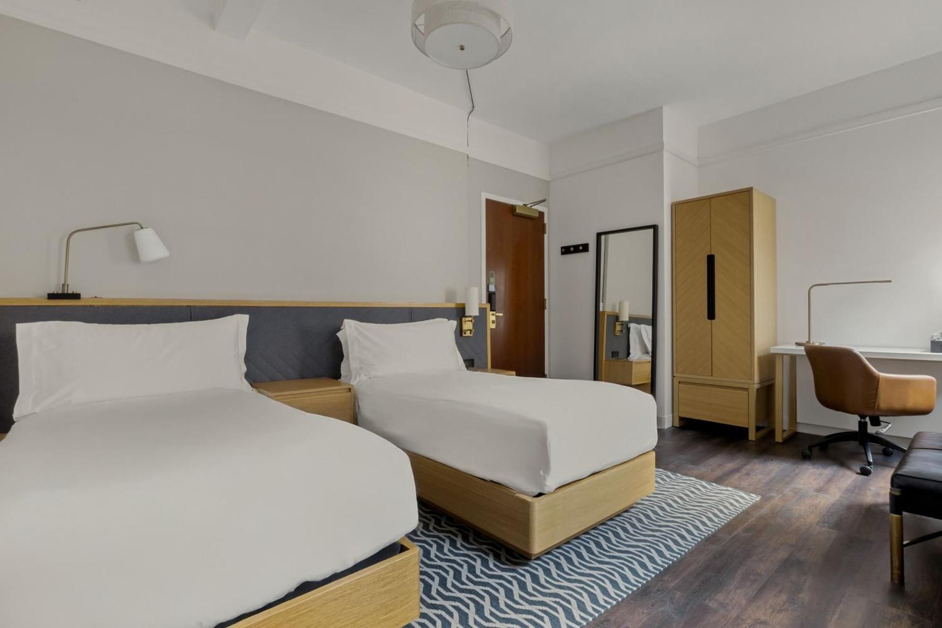 Newly Renovated Standard Room with Two Twin Beds