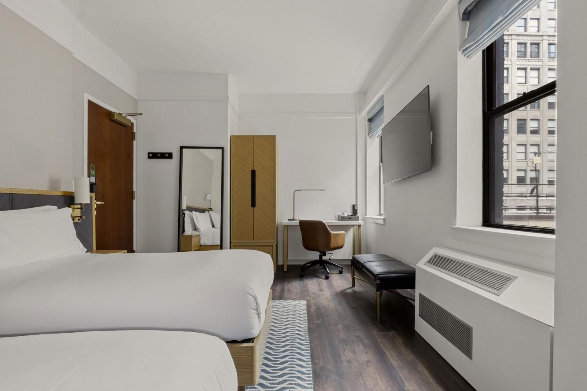 Newly Renovated Standard Room with Two Twin Beds