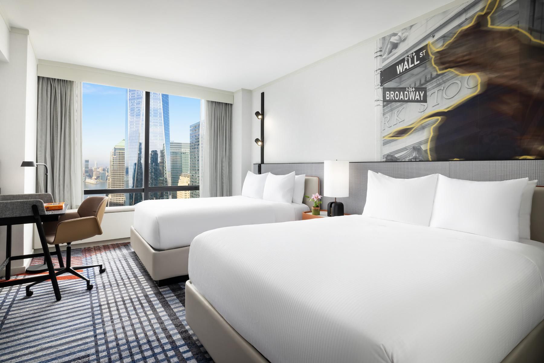 Premier Two Queen with Hudson River View - High Floor