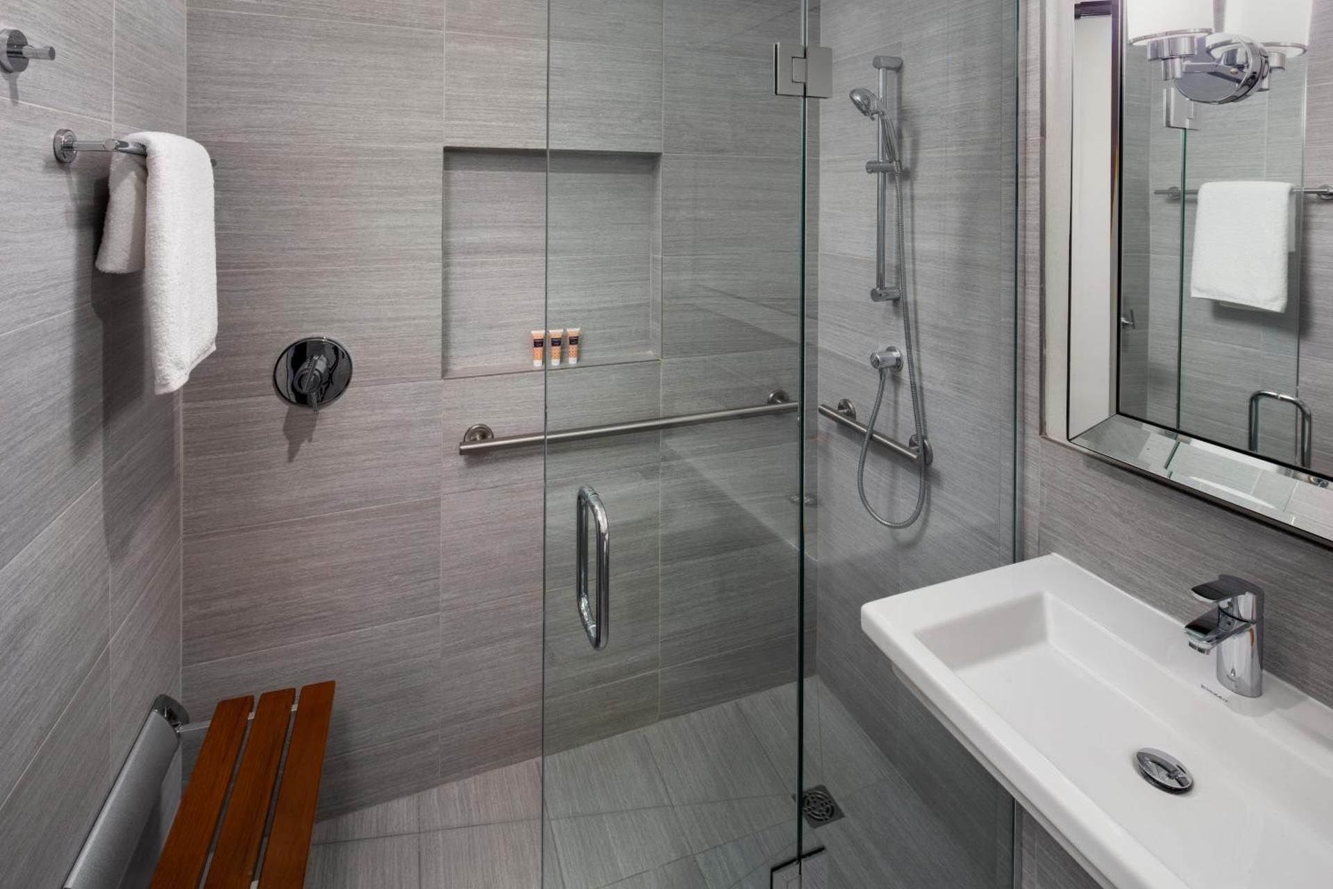 2 Double Beds With ADA Shower