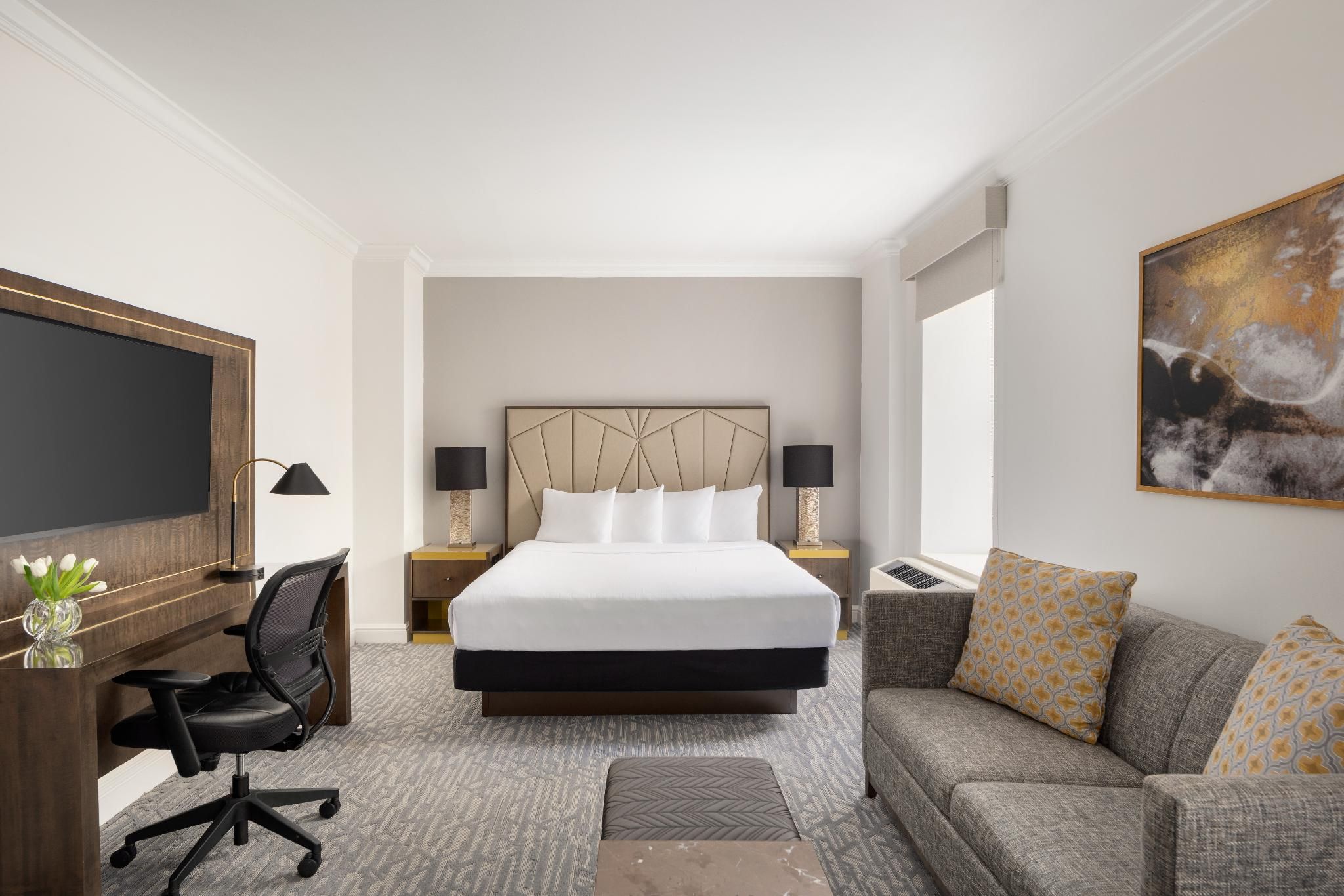 1 King Junior Suite with Sofa Bed