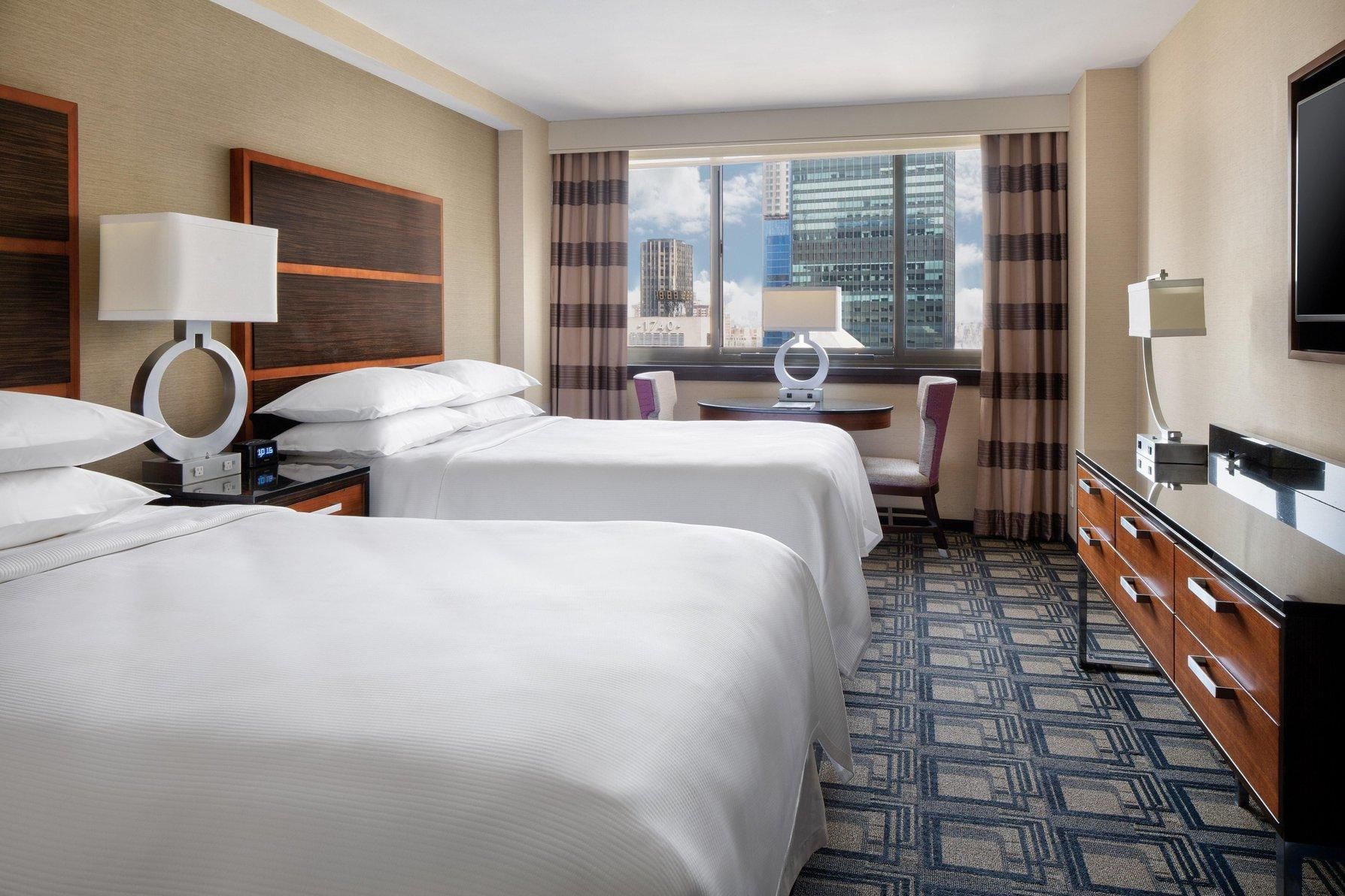 Premier, Guest room, 2 Double, City view, High floor