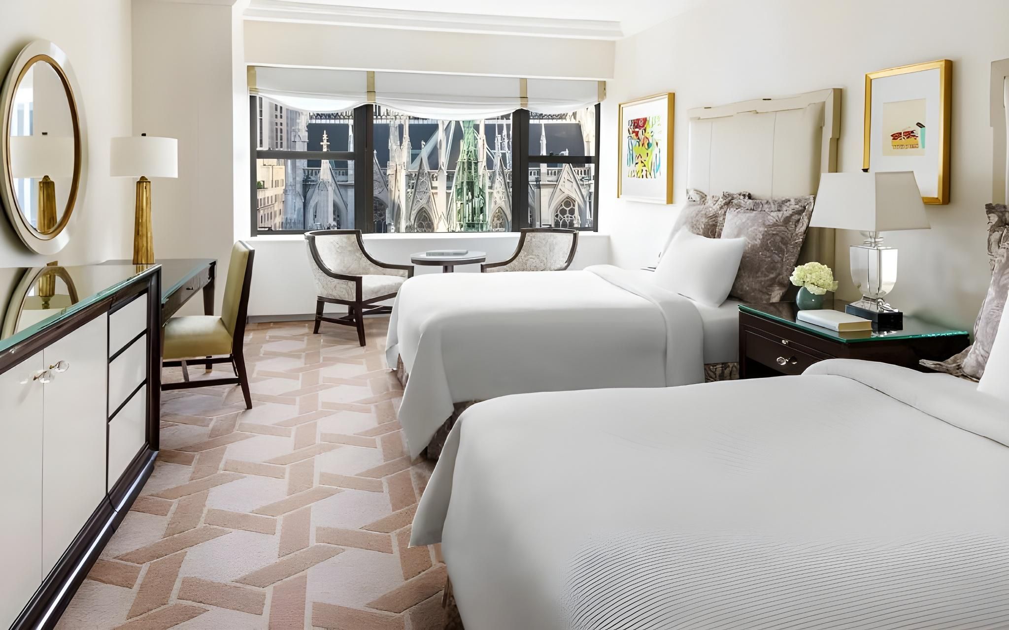 Cathedral View Room with Two Double Beds