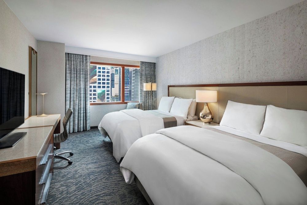 Traditional Room, 2 Double Beds, City View