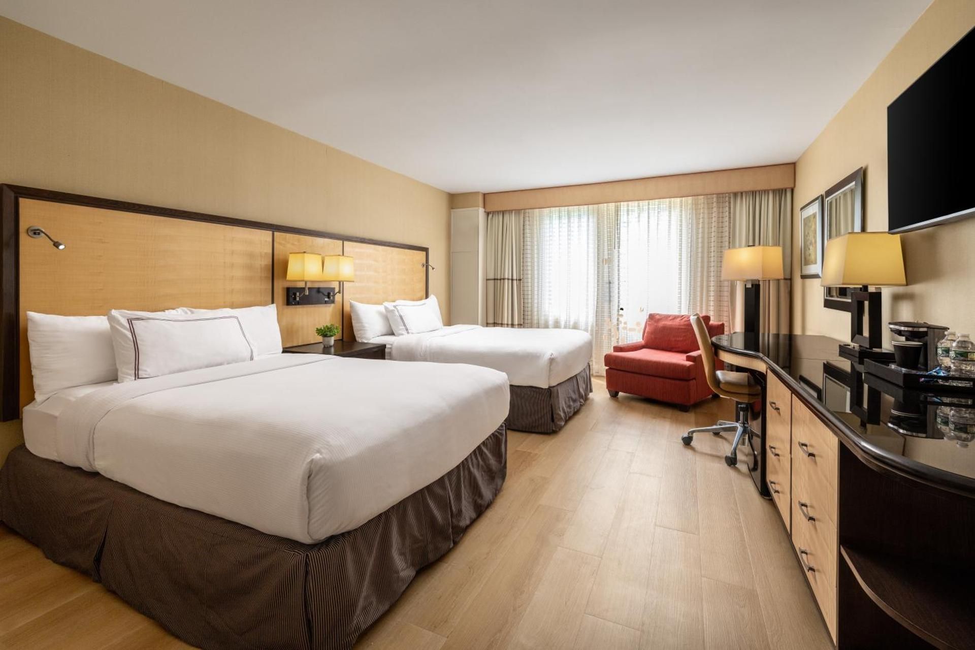Two Double Bed w/ Accessible Tub
