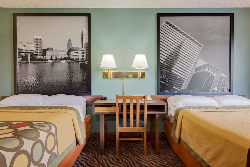 Double Room, 2 Double Beds, Smoking