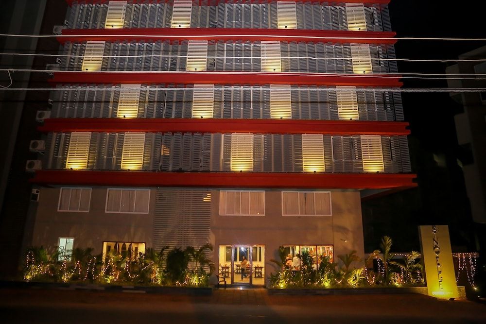 Front of property - evening/night