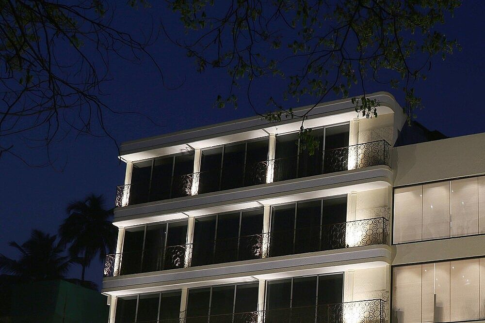 Front of property - evening/night