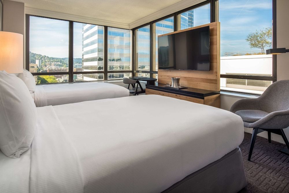Room, 2 Double Beds, Corner