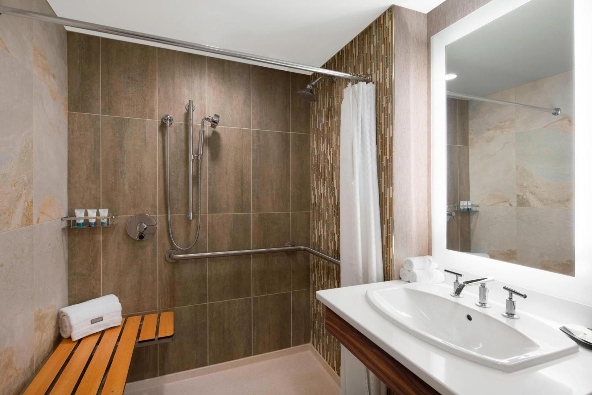 Traditional Double Room with Roll-In Shower - Mobility/Hearing Accessible
