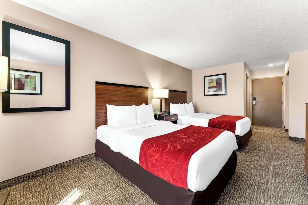 Standard Room, 2 Double Beds, Non Smoking, Refrigerator & Microwave