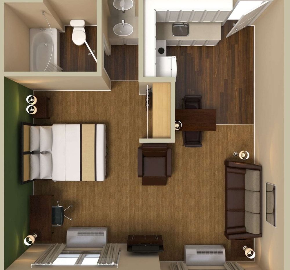 Extended Stay America Suites - Columbia - Northwest/Harbison Deluxe Studio, 1 King Bed with Sofa bed, Non Smoking 3