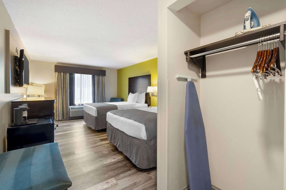 Standard Room, 2 Queen Beds, Non Smoking, Refrigerator & Microwave