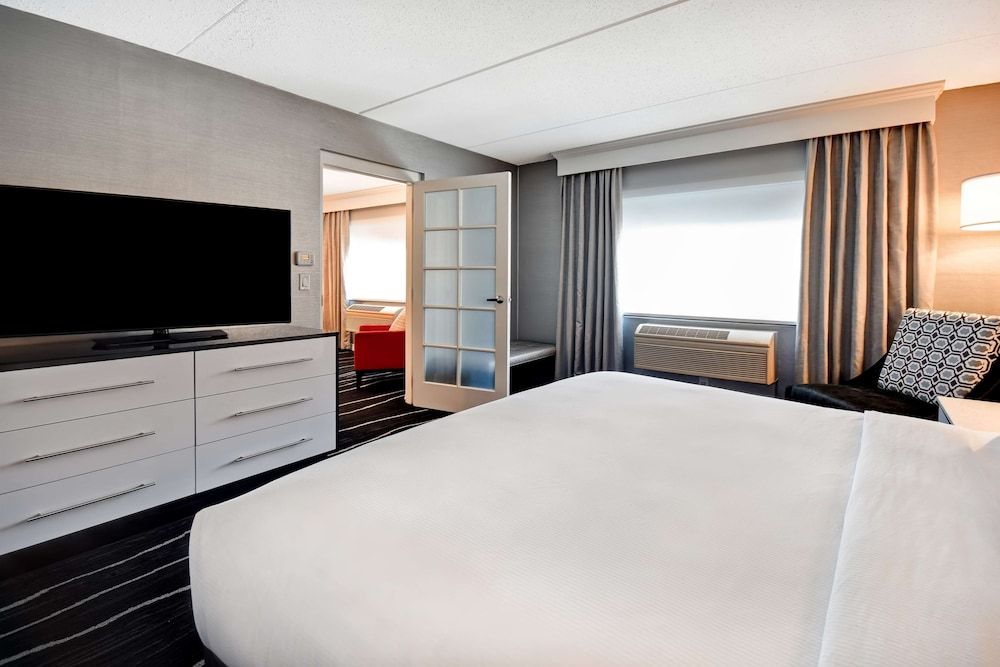 Suite, 1 King Bed, Accessible (Roll-In Shower, Mobility & Hearing)