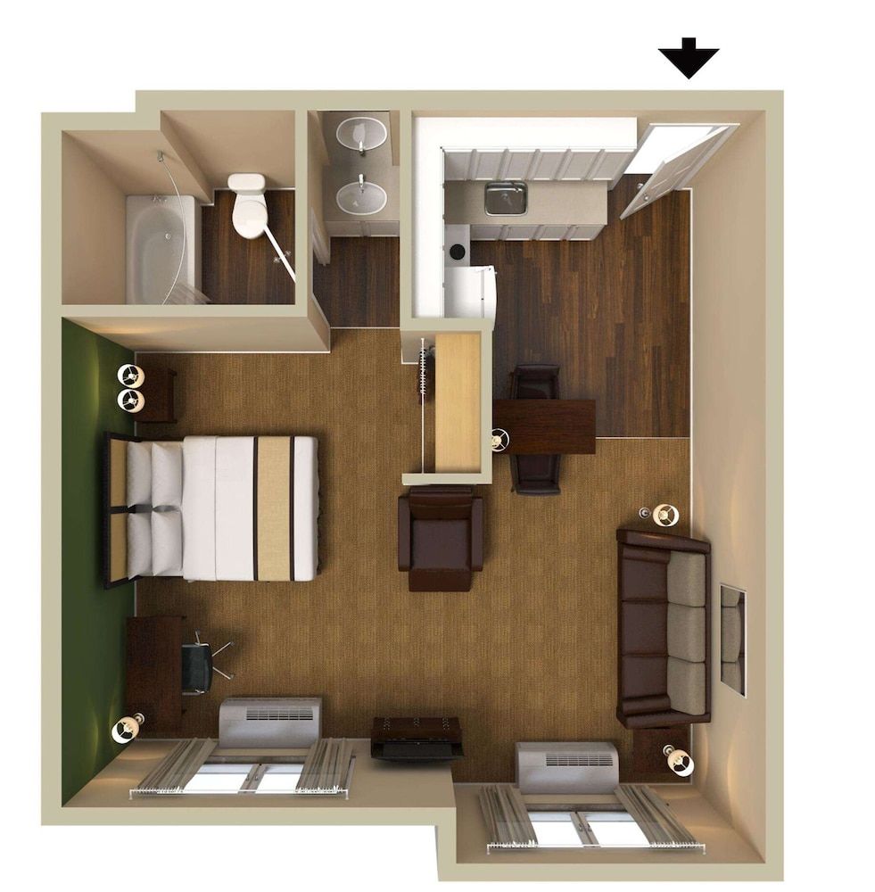 Extended Stay America Select Suites - Austin - Northwest - Research Park Deluxe Studio, 1 Queen Bed with Sofa bed, Non Smoking 4