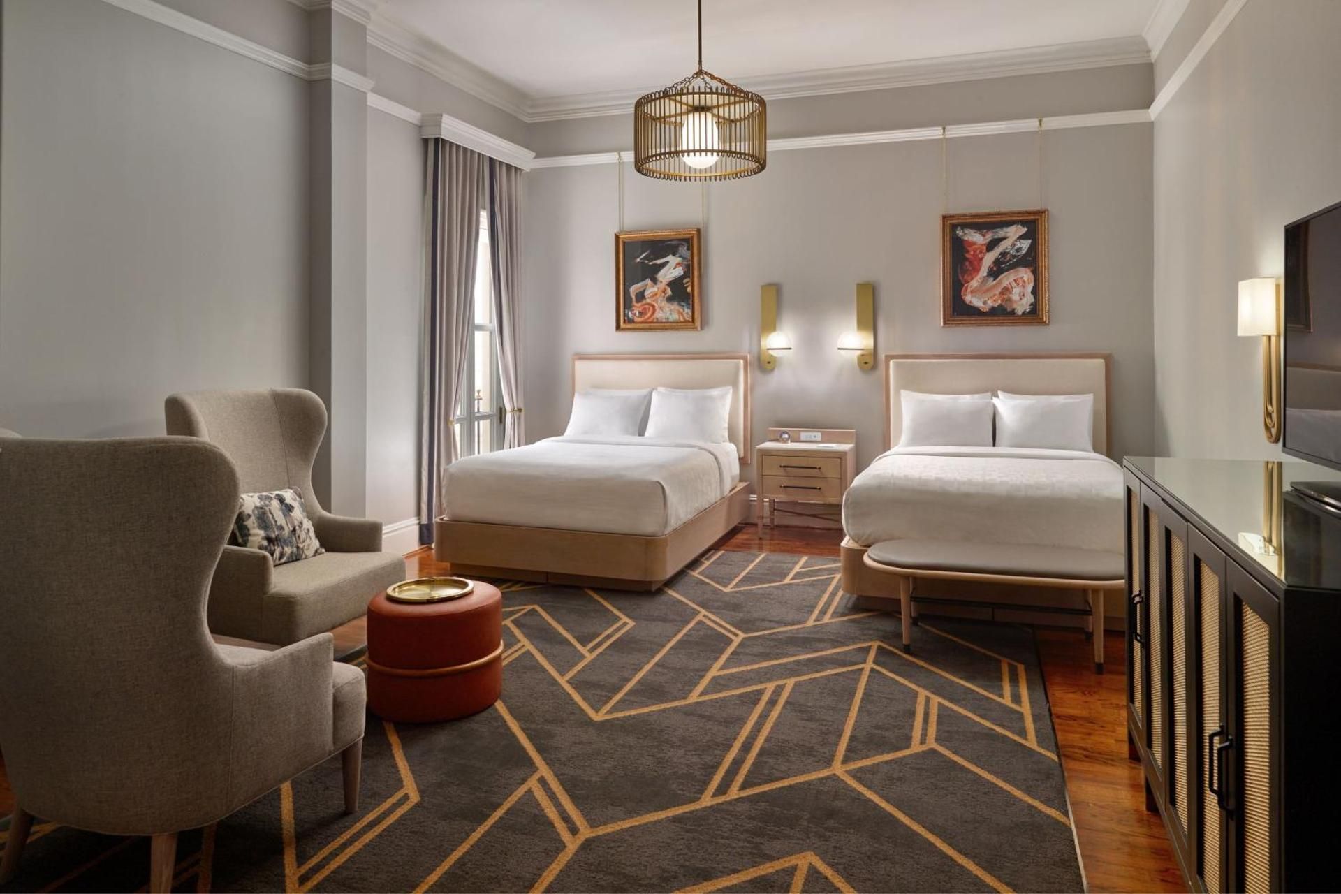Standard Queen Room with Two Queen Beds and Atrium View