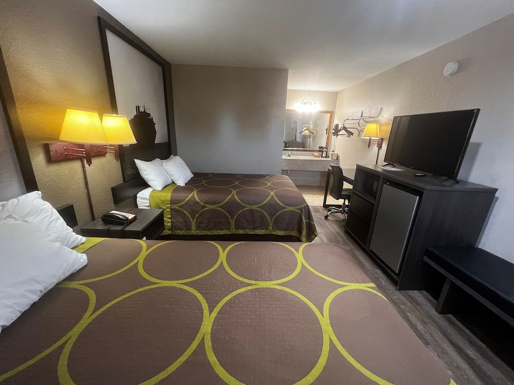 Double Room, 2 Double Beds, Smoking