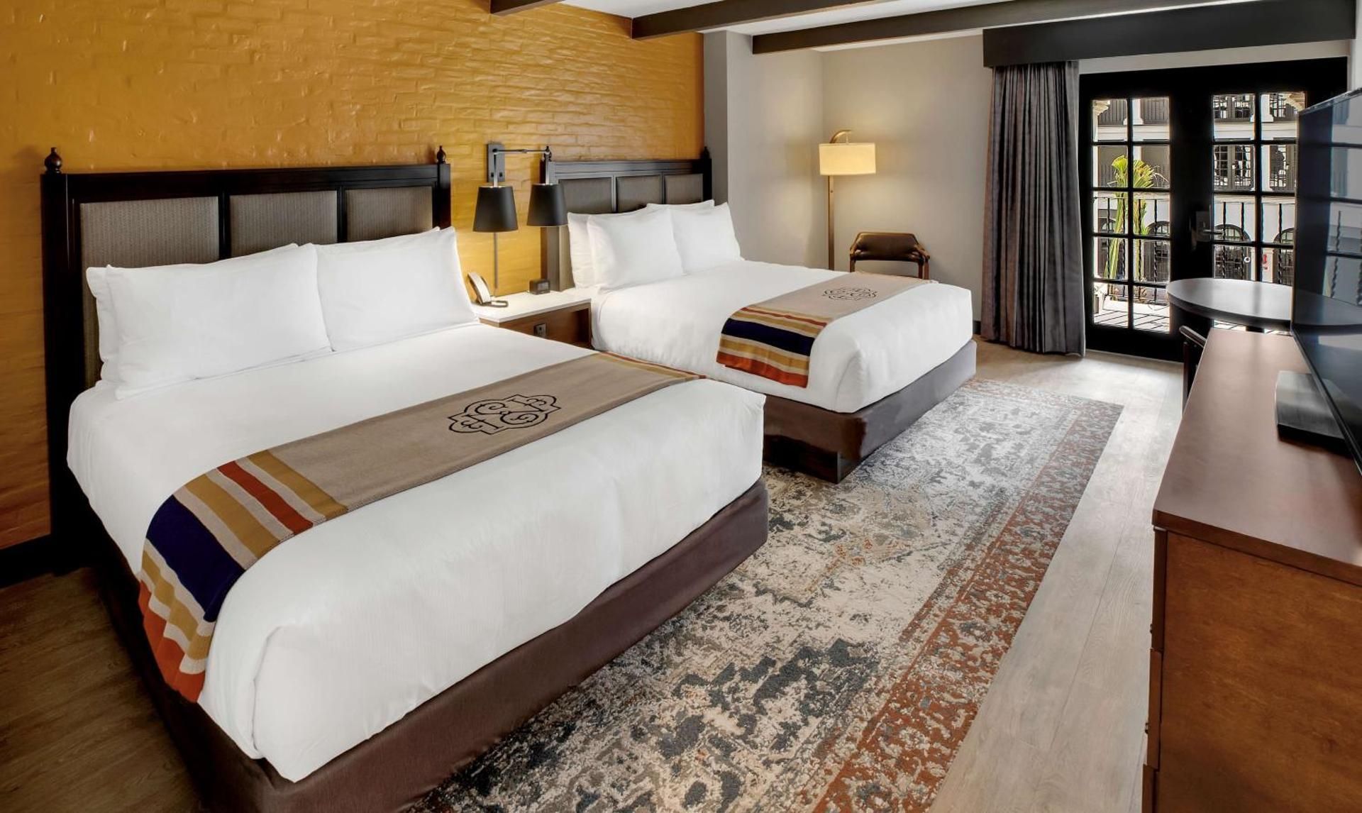2 QUEEN BEDS- ROOM FACES HOTEL COURTYARD
