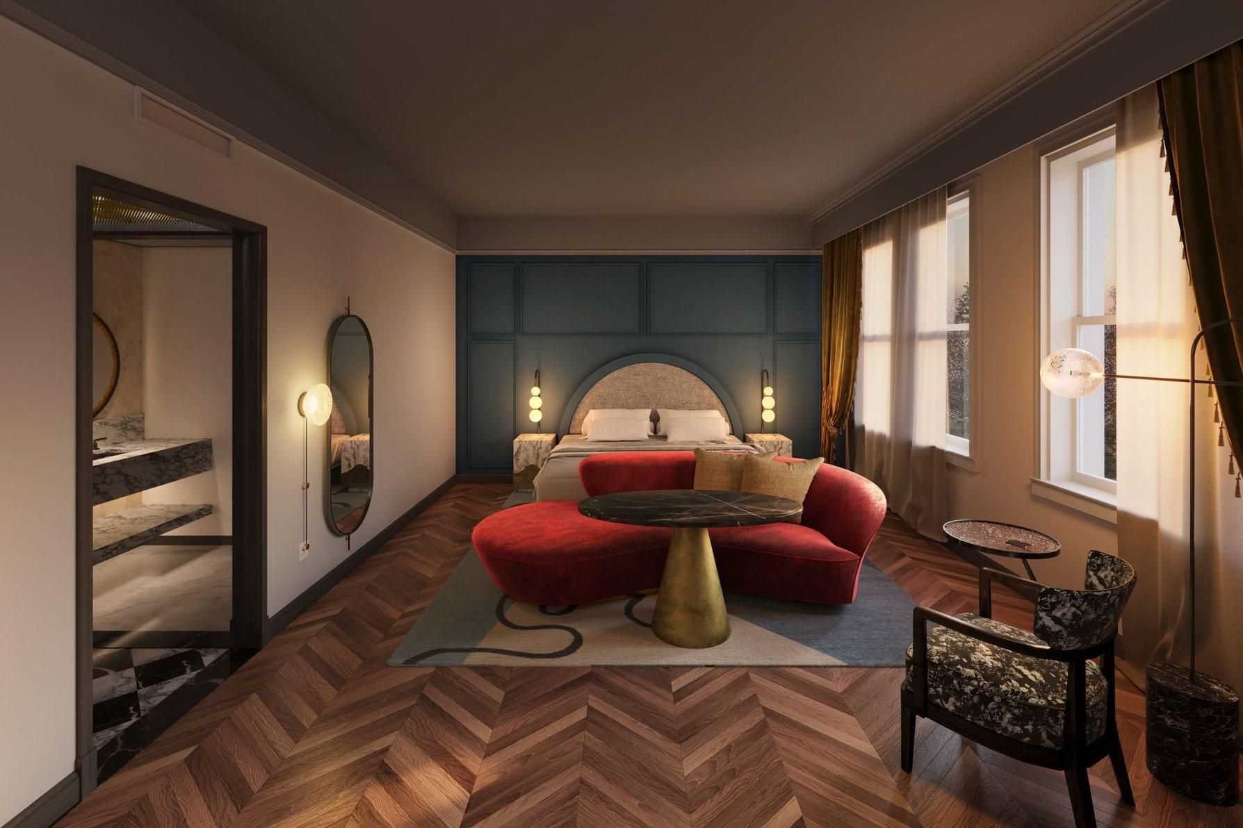 The Henry Lange Suite, 1 Bedroom Suite, 1 King, Corner room, Top floor